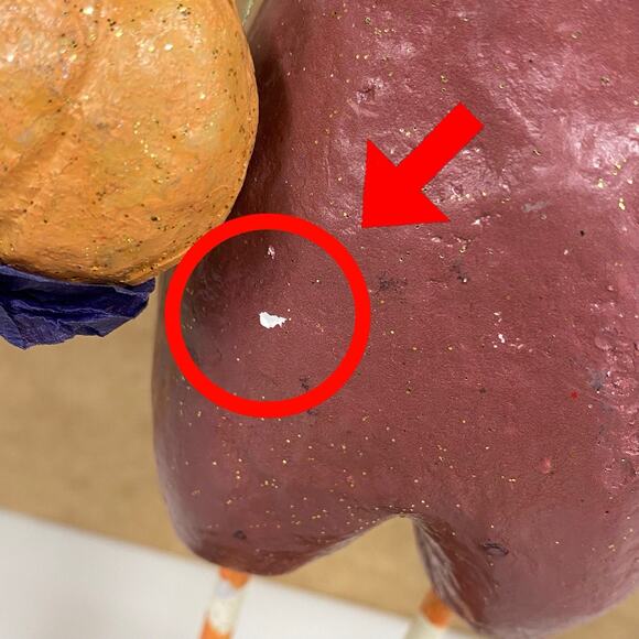 Green Witch Statue Figurine Jack O Lantern Pumpkin Halloween Decor - READ - Picture 11 of 13